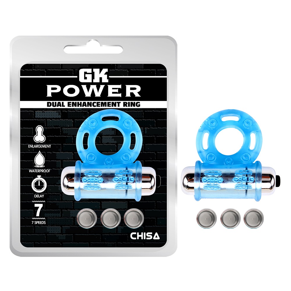 VIBRATING BULL RING-BLUE